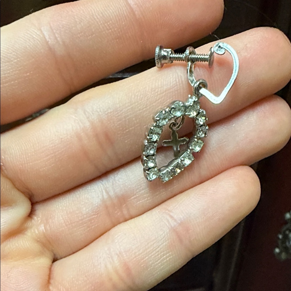 Vintage screw on earrings Jewelry Set - Picture 3 of 9